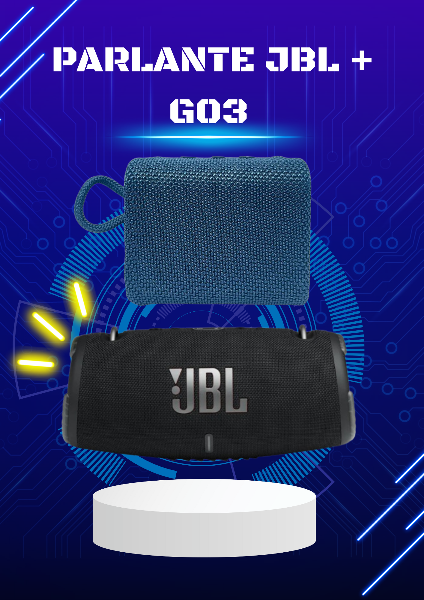 PARLANTE JBL + GO3 N